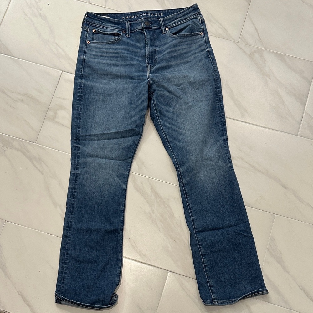 American Eagle Outfitters Dark Blue Denim